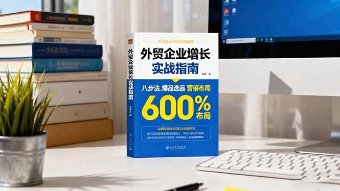 (10.17)外贸企业增长实战指南，八步法、爆品选品、营销布局，业绩增长300%
